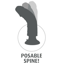 King Cock - Gode Vibrateur 15.24 Cm Naturel